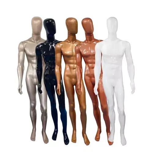 Manequim Masculino de Polietileno  Bombado Cor Savana 