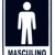 Etiqueta Sinalizador masculino