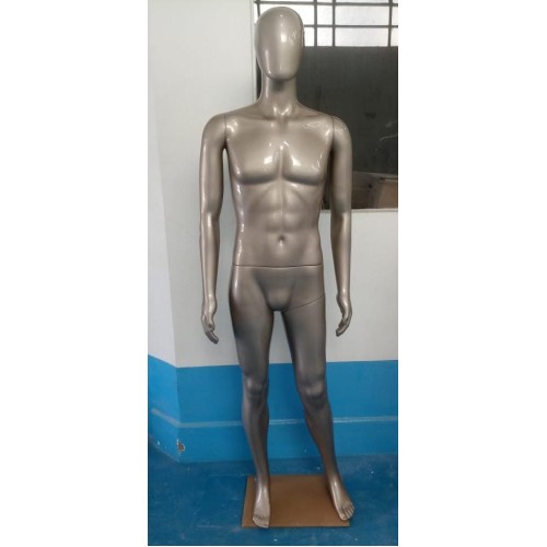Manequim Masculino de Polietileno  Bombado Cor Savana 