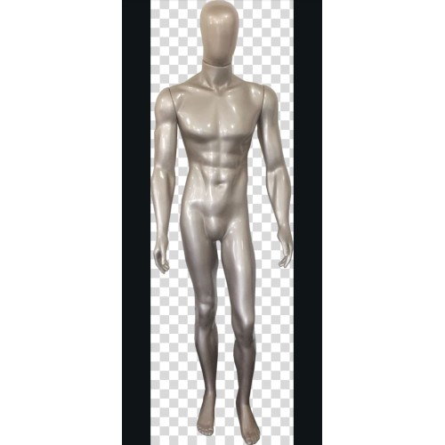 Manequim Masculino de Polietileno  Bombado Cor Savana 