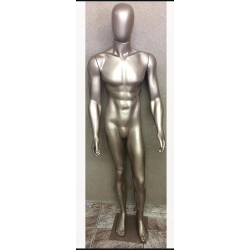 Manequim Masculino de Polietileno  Bombado Cor Savana 