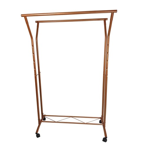 Arara De Chão Md Dupla Com Rodinha Disponível em Varias Cores