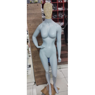 Manequim de Fibra Cabeça Aramada 