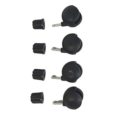 Jogo de Rodinhas C/ 4 Peças Para Araras de Chão 