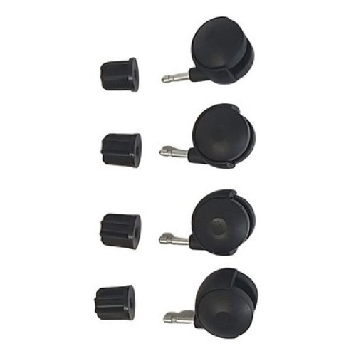 Jogo de Rodinhas C/ 4 Peças Para Araras de Chão 