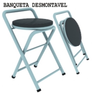 Banqueta Dobrável 