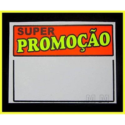 Etiqueta Super Promoção