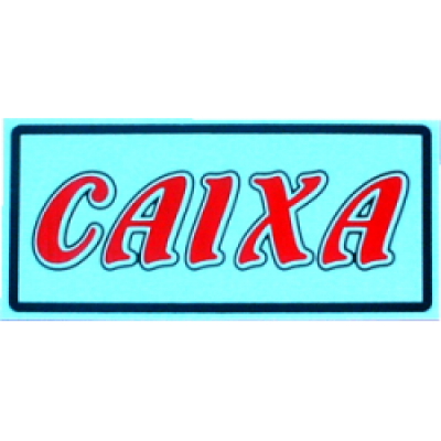 Etiqueta Sinalizadora de Caixa